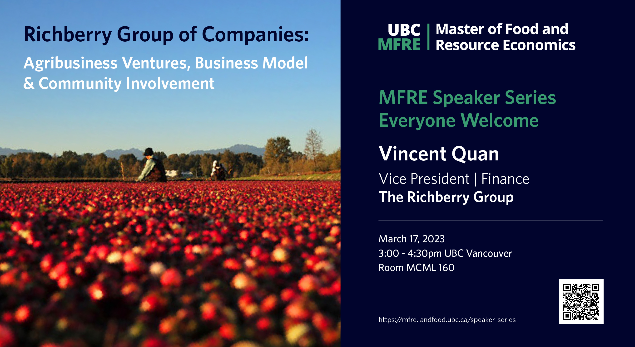 vincent quan richberry agribusiness UBC MFRE poster 