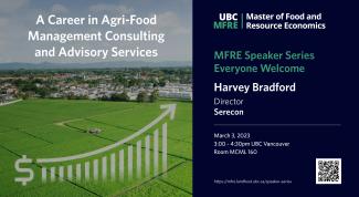 harvey serecon agri-food consulting UBC MFRE poster